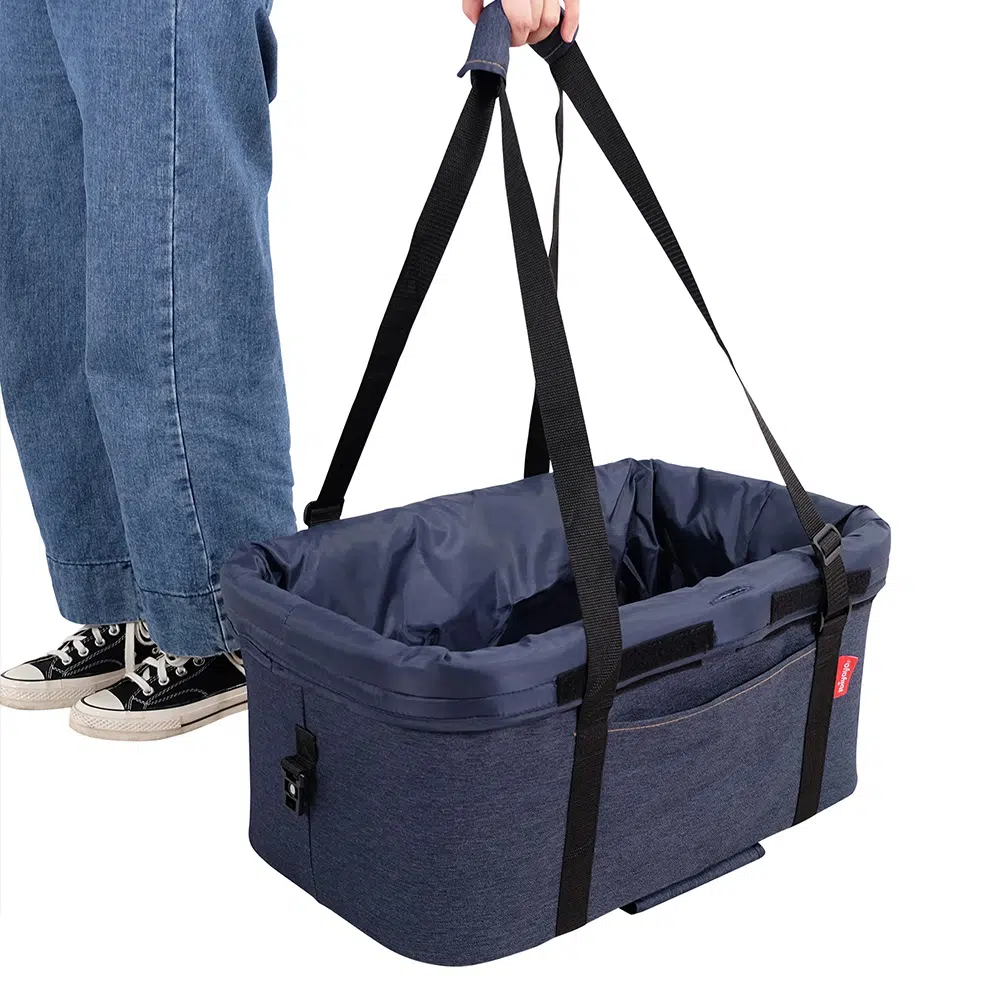 Ibiyaya CLEO Car Seat Travel Function Pet Stroller - Blue Jeans - Henlo Pets