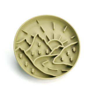 Mountain Trail Slow Feeder Bowl | Henlo Pets