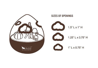 P.L.A.Y. Holiday Wobble Ball 2.0 Enrichment Christmas Edition Dog Toy | Henlo Pets