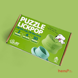 The Puzzle Feeder Puzzle Lickpop Interactive Enrichment Dog Toys | Henlo Pets