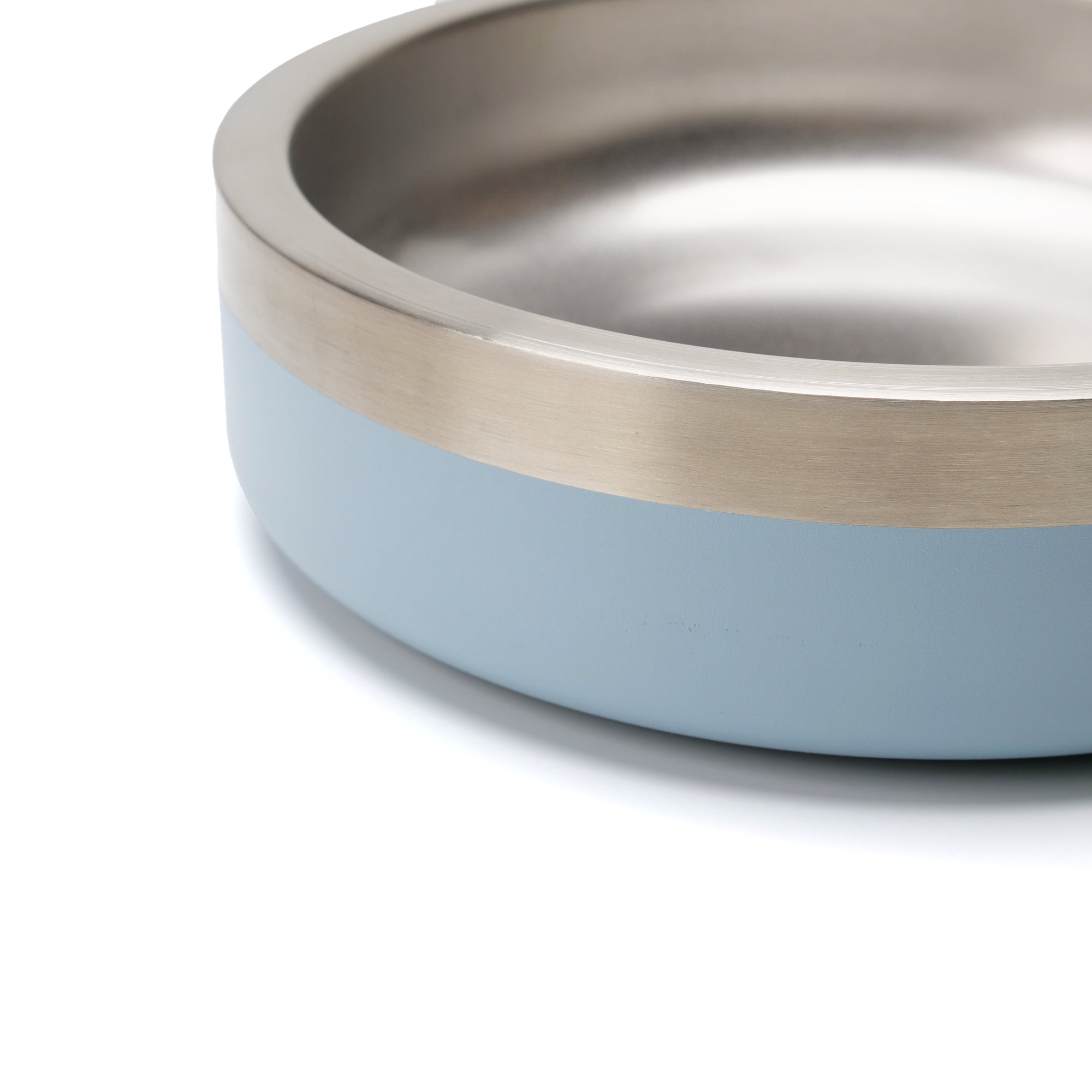 Stainless Steel Pet Bowl with Non-Slip Base - Blue - Henlo Pets