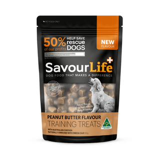 SavourLife Australian Peanut Butter Training Treats 165g