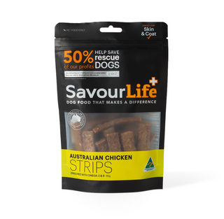 SavourLife Australian Chicken Strips Dog Treats 165g