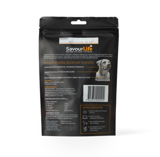 SavourLife Australian Duck Strips Dog Treats 150g - Henlo Pets