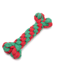 Christmas Jolly Bone Rope Dog Toy - Henlo Pets