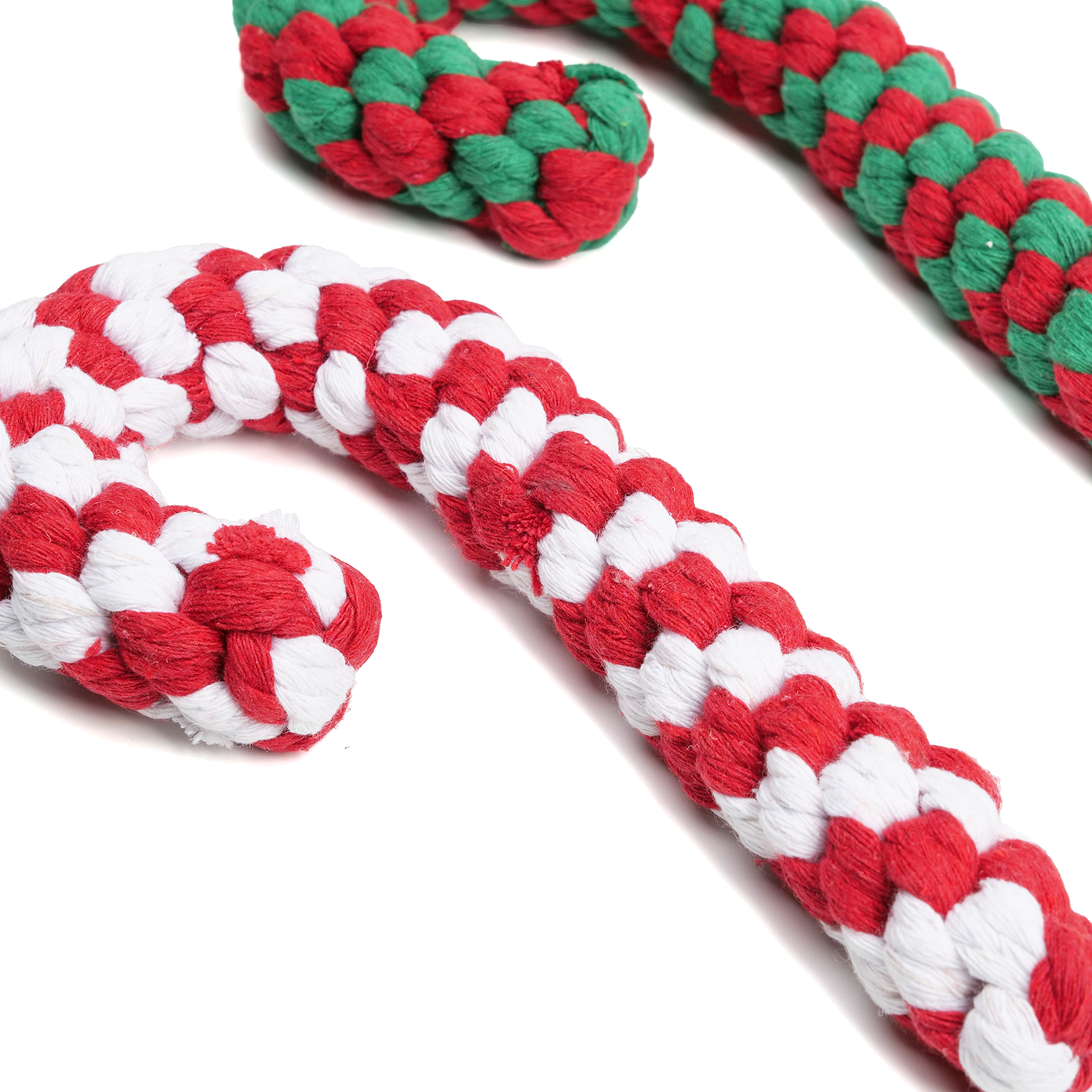 Candy Cane Twist Rope Dog Toy - Henlo Pets