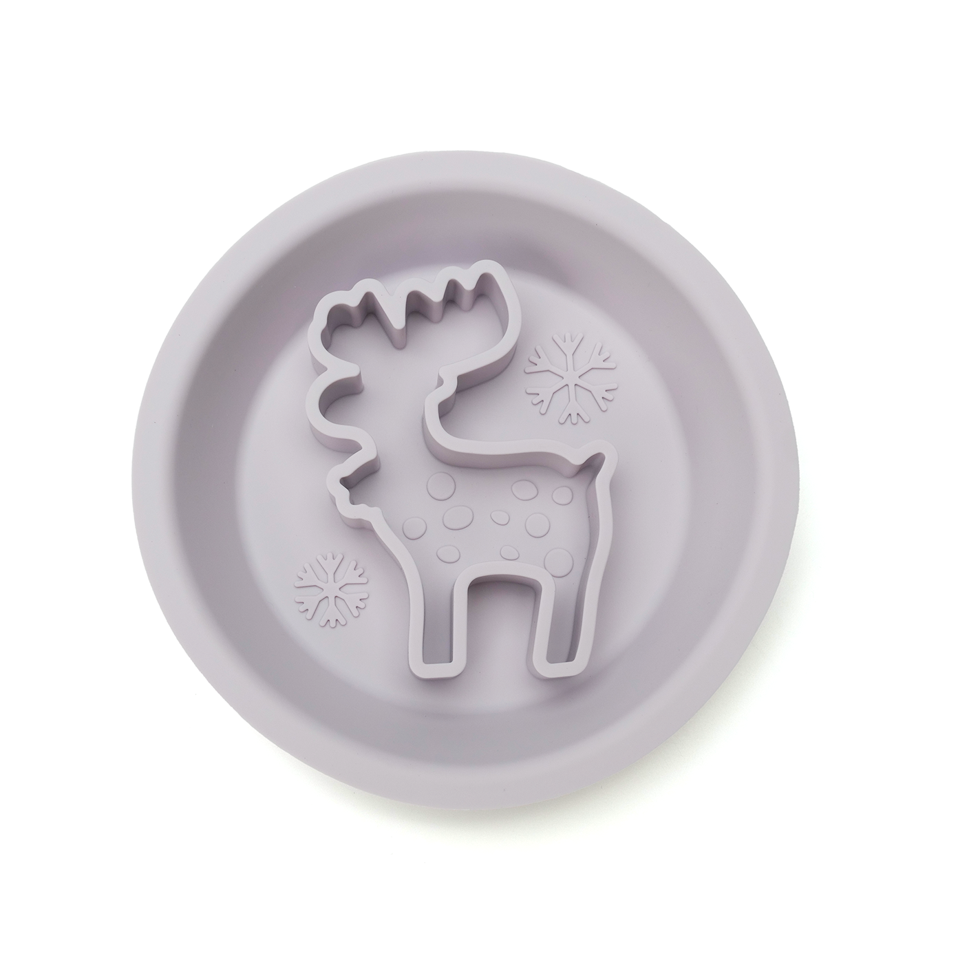 Reindeer 2-in-1 Slow Feeder & Lick Bowl - Henlo Pets