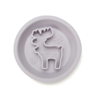 Reindeer 2-in-1 Slow Feeder & Lick Bowl - Henlo Pets