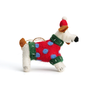Handmade Wool Christmas Decoration/Ornaments Jolly Jumper | Henlo Pets