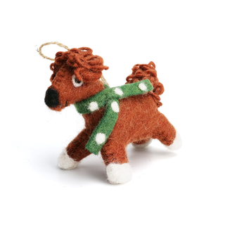 Handmade Wool Christmas Decoration/Ornaments Cozy Scarf | Henlo Pets