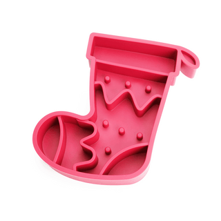 Christmas Stocking 2-in-1 Slow Feeder Bowl & Lick Mat | Henlo Pets