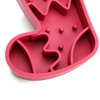 Christmas Stocking 2-in-1 Slow Feeder Bowl & Lick Mat | Henlo Pets