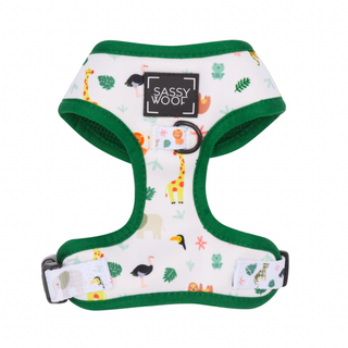 Sassy Woof Adjustable Harness - Sassy Safari [CLEARANCE] - Henlo Pets