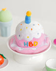 Bite Me - HBD Party Hat Plush Cake Toy - Henlo Pets