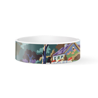 Home Scene Ceramic Bowl - Henlo Pets