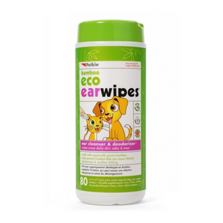 Petkin - Bambo Eco Earwipes - Henlo Pets