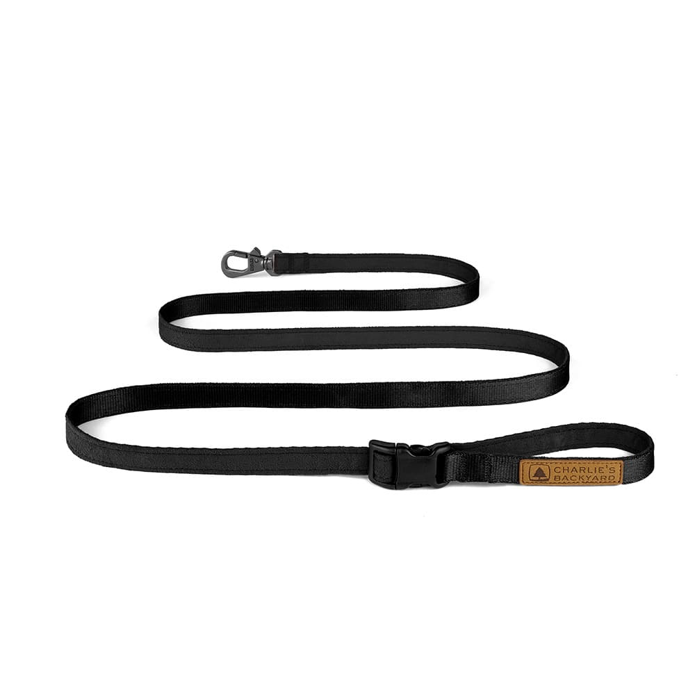 Charlie's Backyard - Easy Leash Black - Henlo Pets