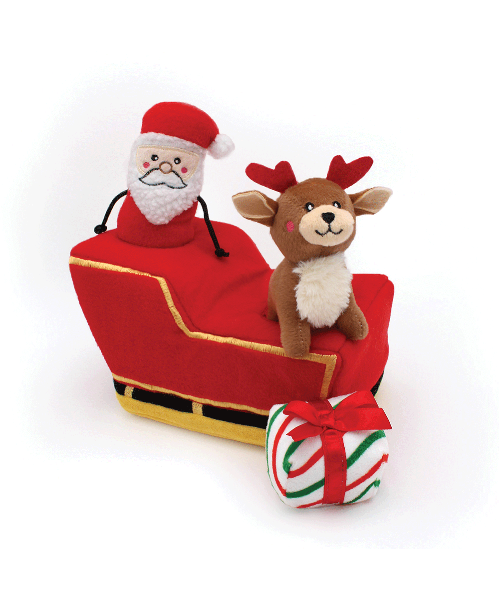 Holiday Burrow - Santa&#39;s Sleigh - Henlo Pets