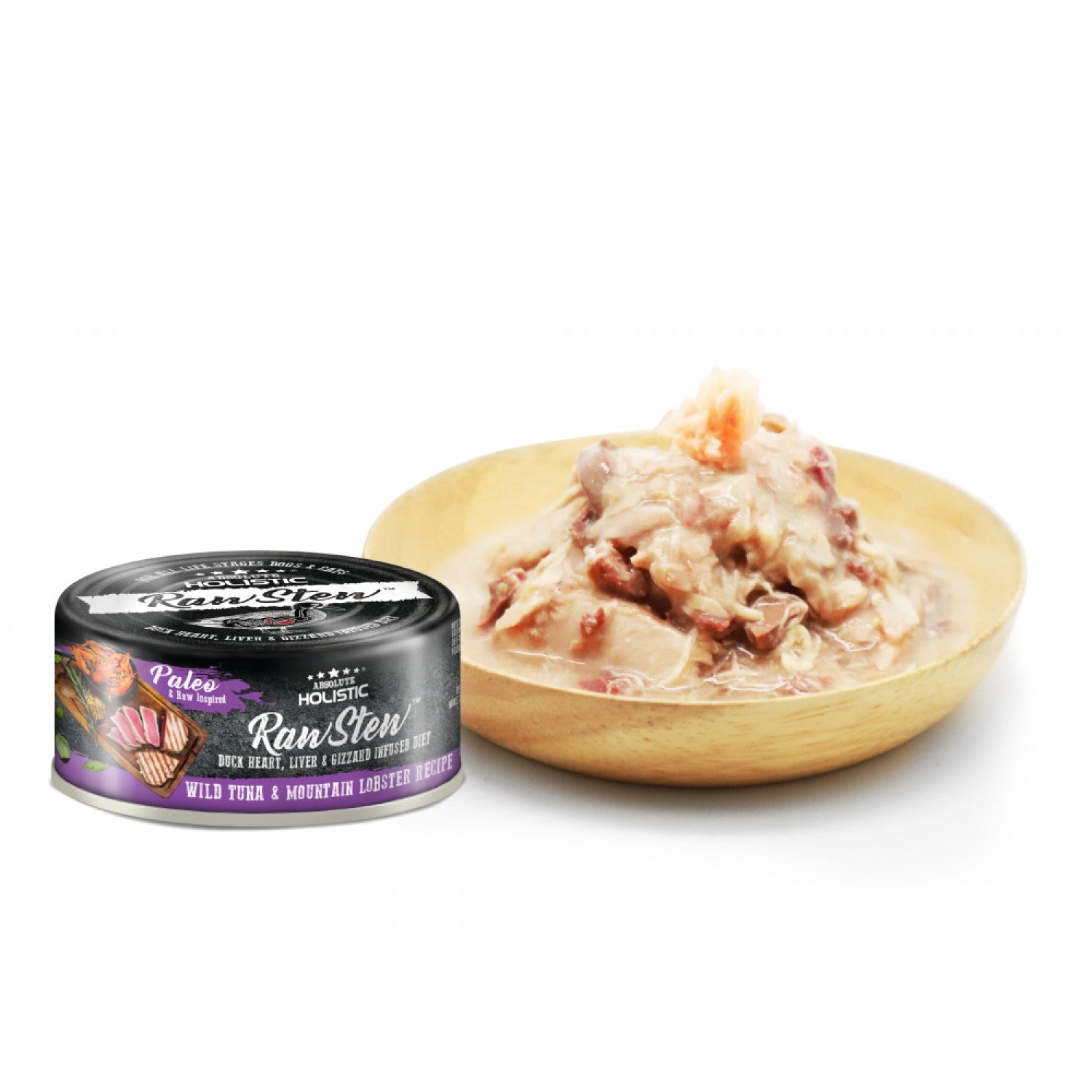 Absolute Holistic - Raw Stew Tuna &amp; Mountain Lobster (2X80g) - Henlo Pets
