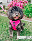 Sassy Woof Adjustable Harness - Neon Pink - Henlo Pets