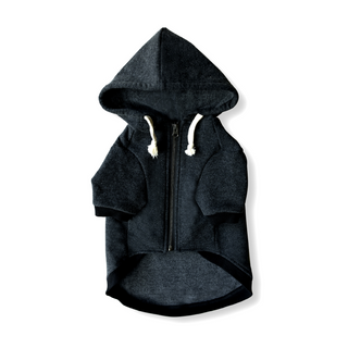 Dog Hoodie Charcoal Black - Henlo Pets