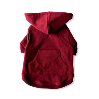 Dog Hoodie Maroon - Henlo Pets