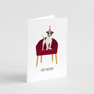 Jack Russell Happy Birthday Card - Henlo Pets