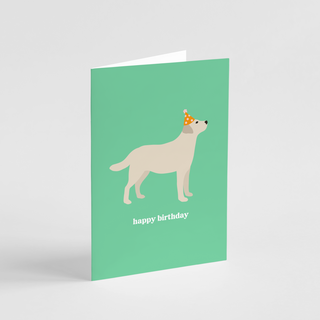 Labrador Happy Birthday Card - Henlo Pets