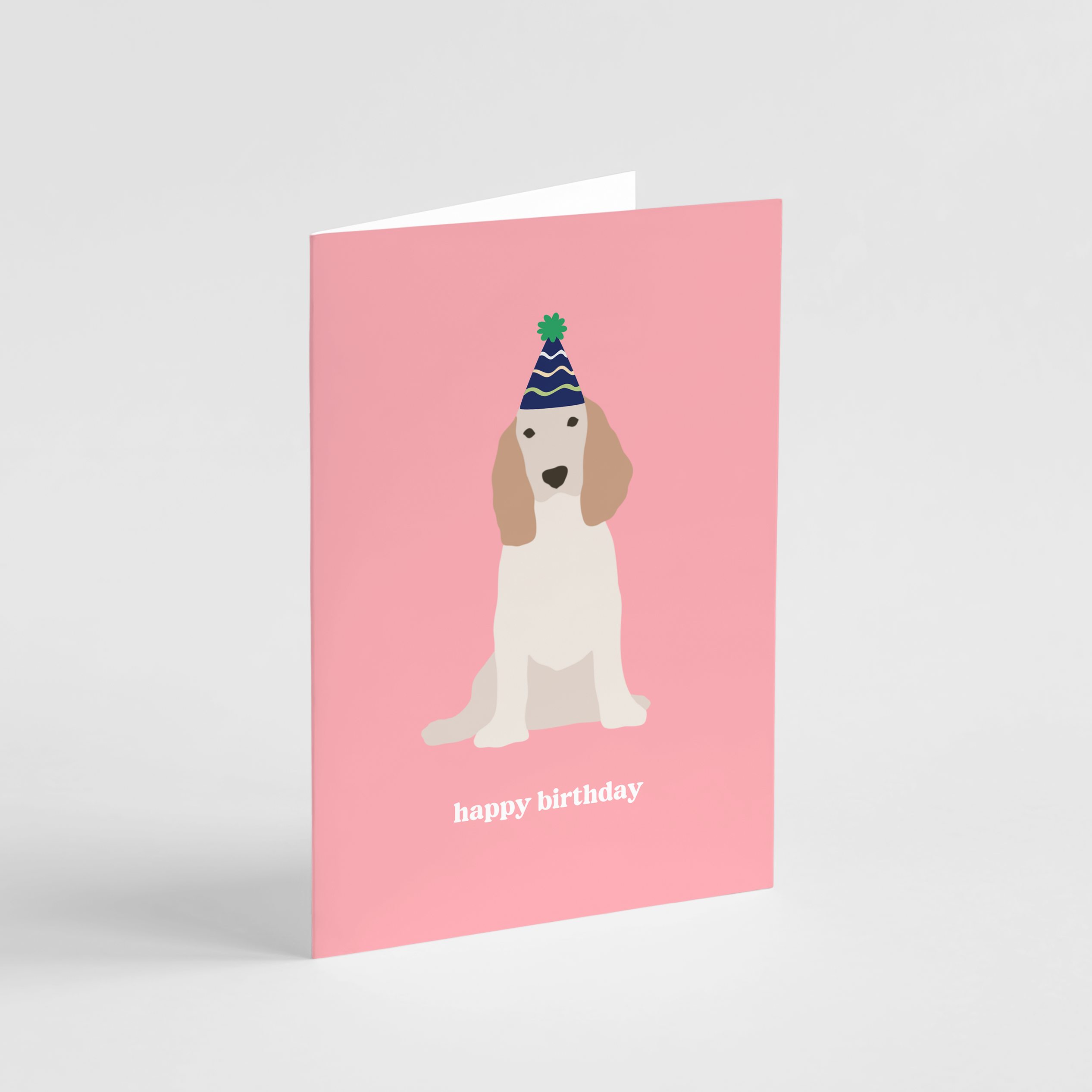 Spaniel Happy Birthday Card - Henlo Pets
