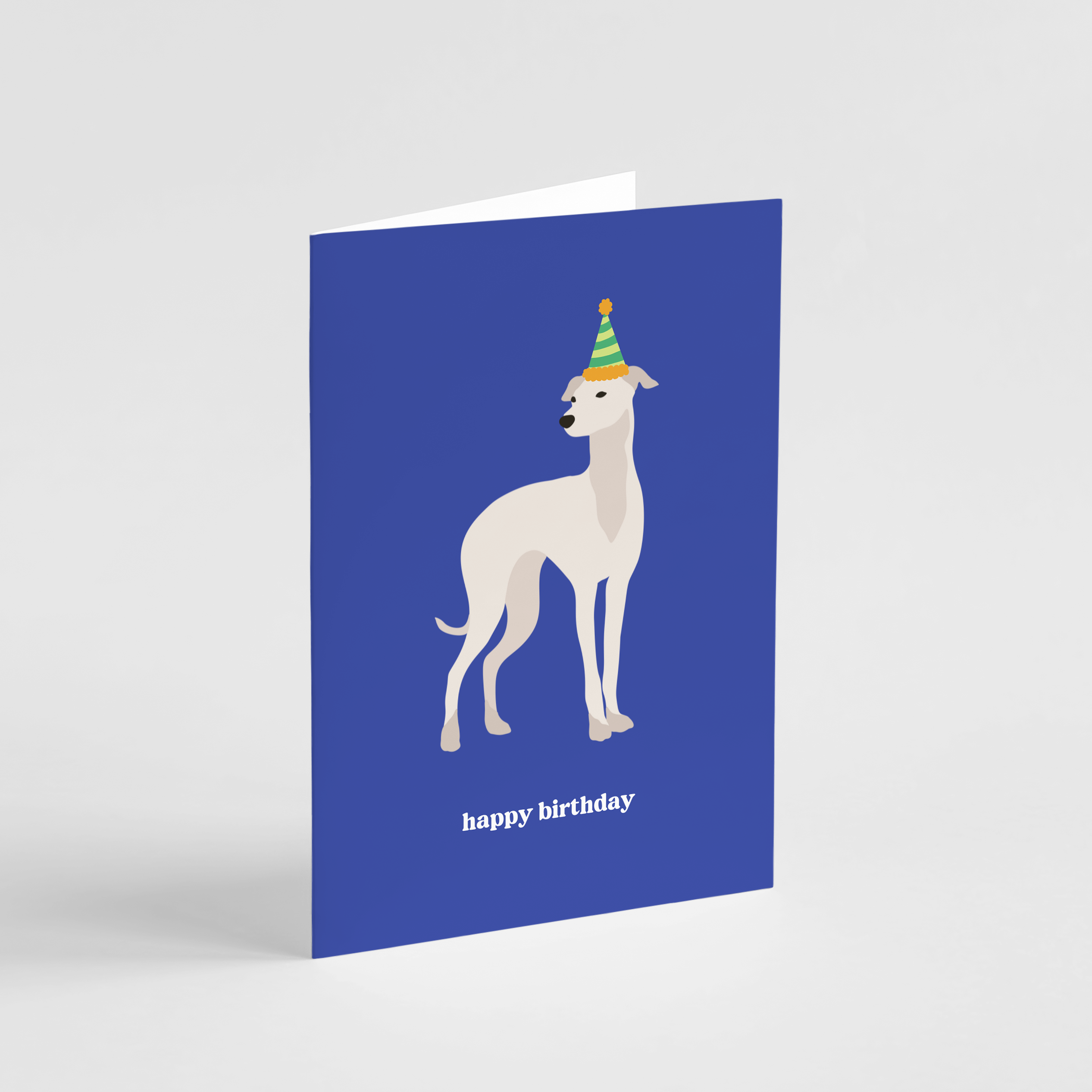 Whippet Happy Birthday Card - Henlo Pets