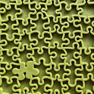 SodaPup - Jigsaw Square eMat Licking Mat Green - Henlo Pets