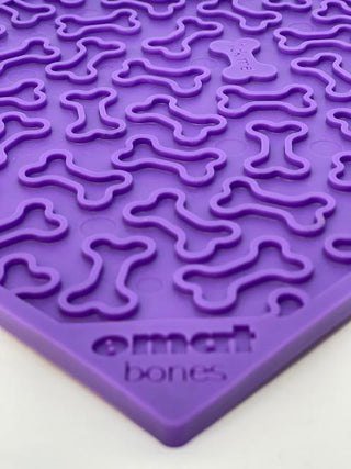 SodaPup - Bone Square eMat Licking Mat Purple - Henlo Pets