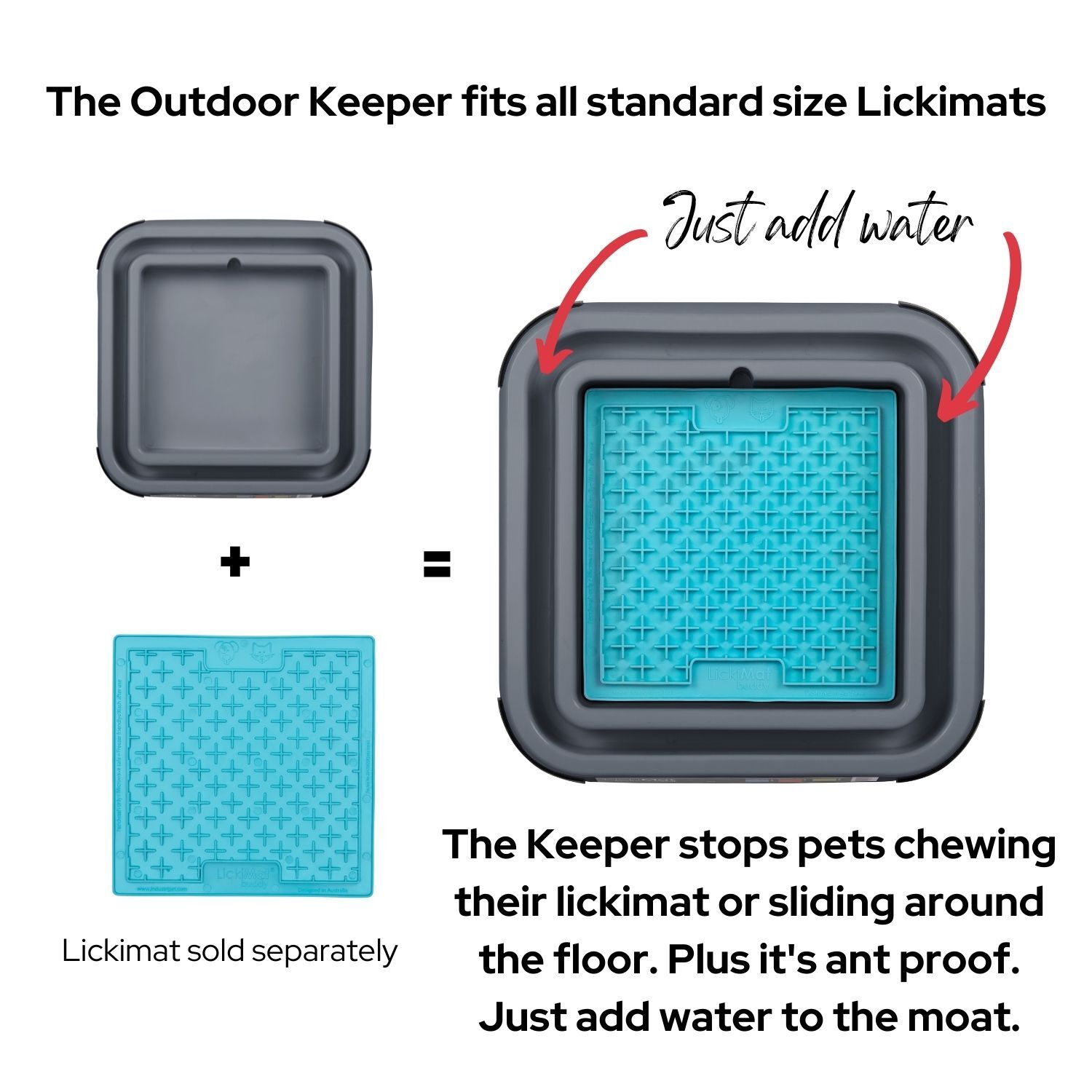 LickiMat - Outdoor Ant-Proof Keeper Green - Henlo Pets