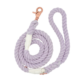 Sassy Woof Rope Leash - Lavender - Henlo Pets