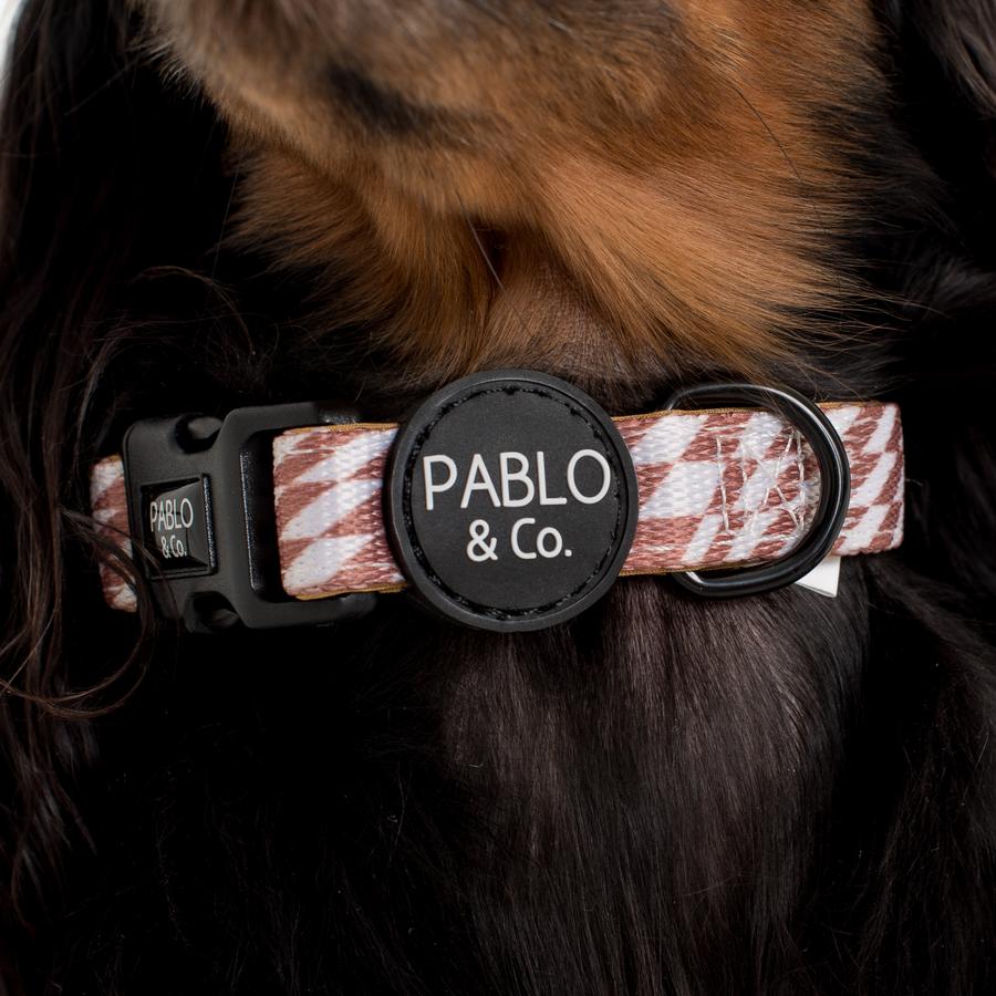 Pablo & Co Brown Check Check Collar - Henlo Pets
