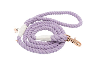 Sassy Woof Rope Leash - Lavender - Henlo Pets