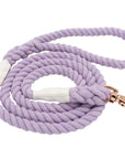 Sassy Woof Rope Leash - Lavender - Henlo Pets