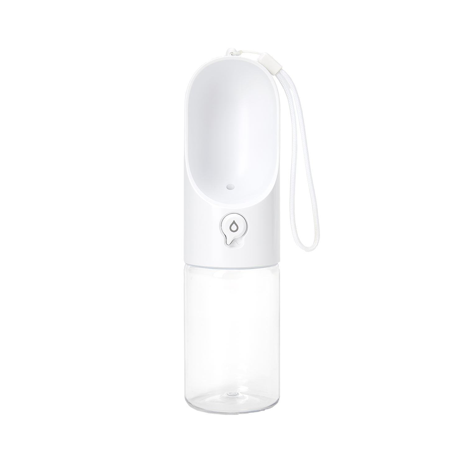 Petkit - Travel Water Bottle White 400ml - Henlo Pets