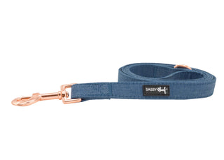 Sassy Woof Leash - Denim - Henlo Pets