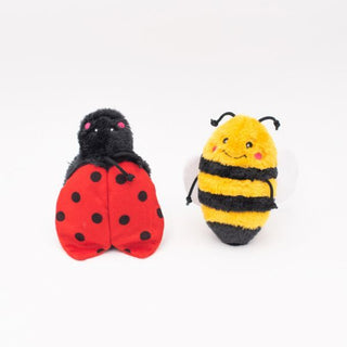 Zippy Paws - Bee & Ladybug Crinkle 2-Pack - Henlo Pets