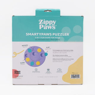 Zippy Paws - SmartyPaws Puzzler Purple - Henlo Pets