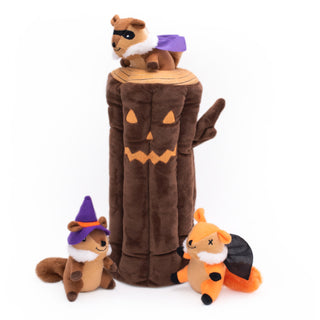 Zippy Burrow - Halloween Haunted Log - Henlo Pets