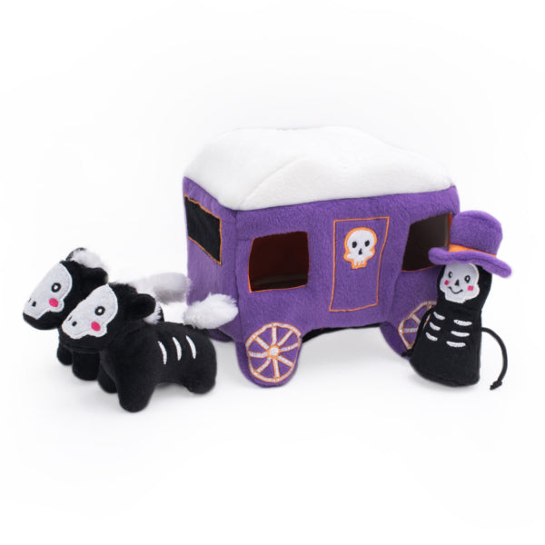 Zippy Burrow - Halloween Haunted Carriage - Henlo Pets