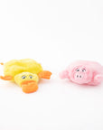 Zippy Paws - Squeakie Pad Duck & Pig - Henlo Pets