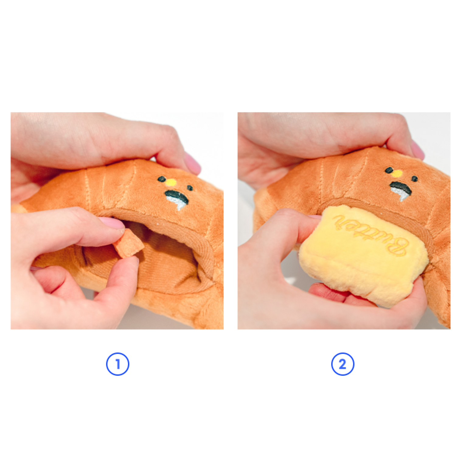 Bite Me - Butter Croissant Nose Work Dog Toy - Henlo Pets