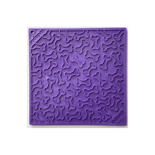 SodaPup - Bone Square eMat Licking Mat Purple - Henlo Pets