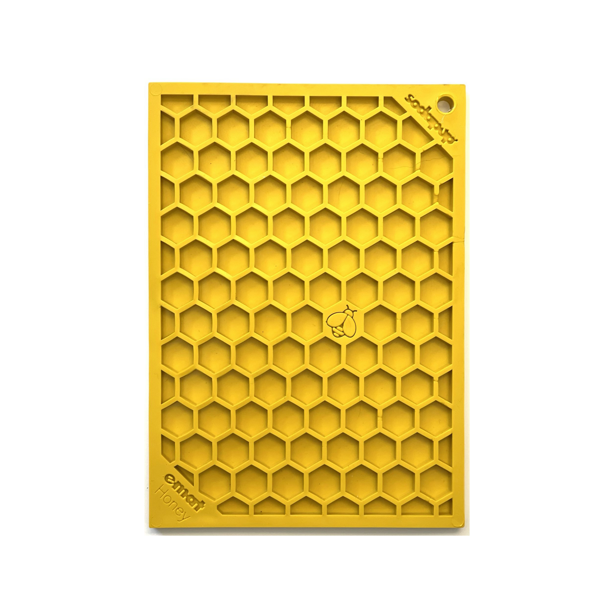 SodaPup - Honeycomb eMat Licking Mat Yellow - Henlo Pets