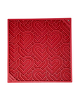 SodaPup - Heart Design "Love" Square eMat Licking Mat - Henlo Pets