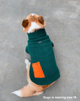 wagwear - Monkey Fleece Jacket Green/Orange - Henlo Pets