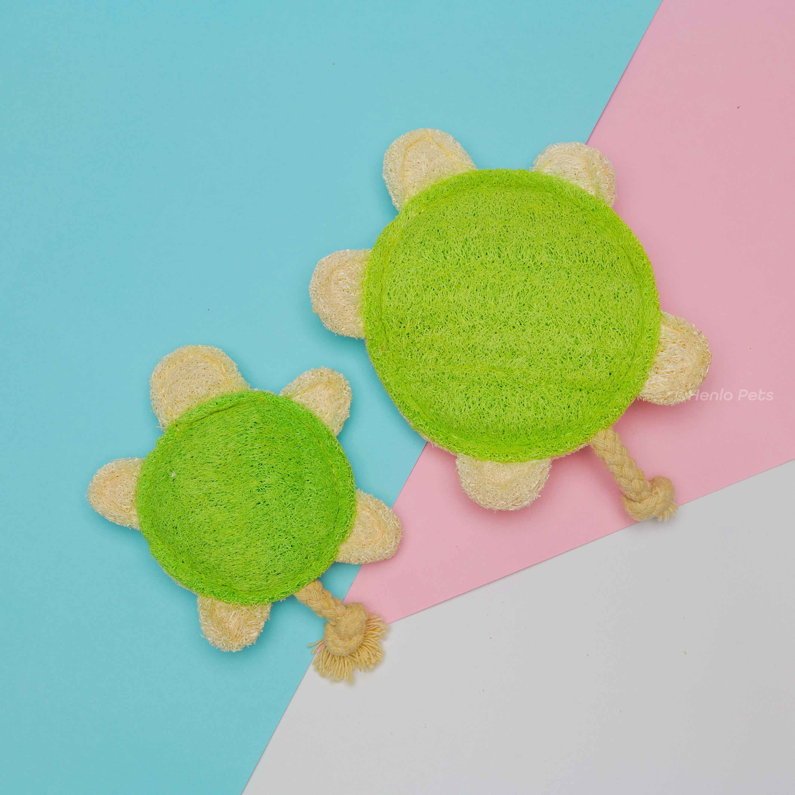Turtle Loofah Dental Toy - Henlo Pets